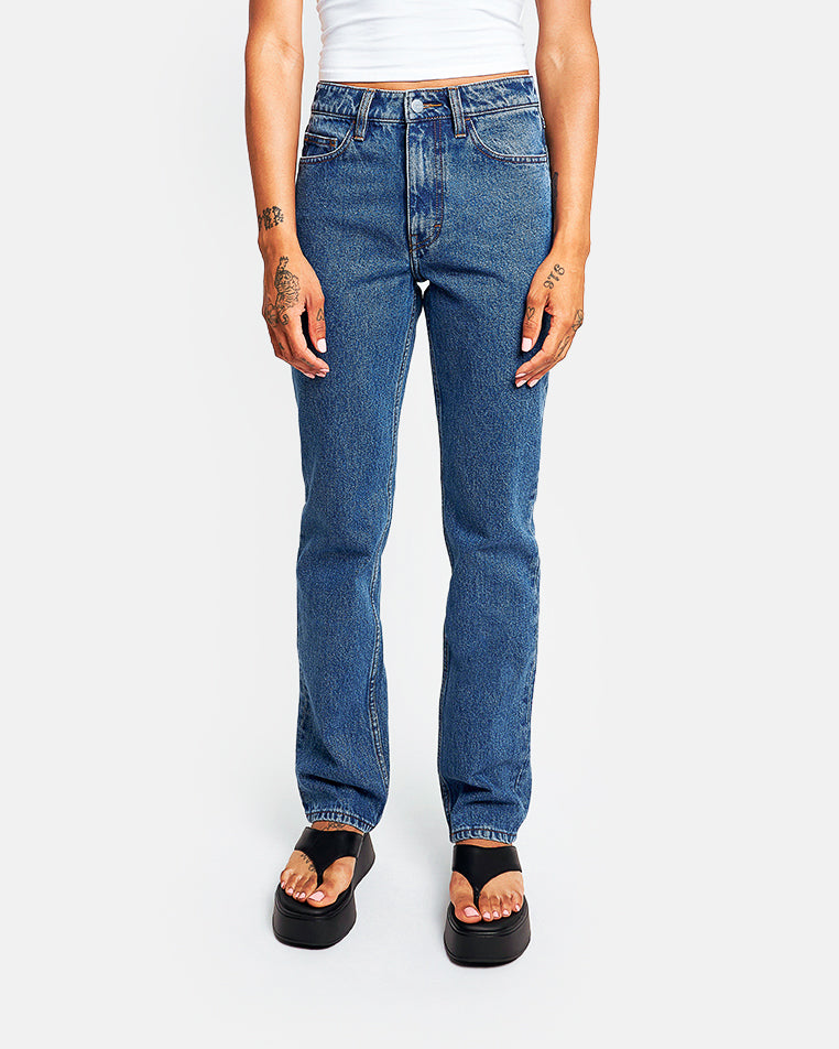 Fit Archive: Classic straight fit jeans in organic mid vintage