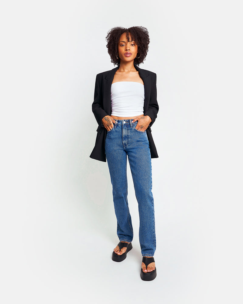 Fit Archive: Classic straight fit jeans in organic mid vintage