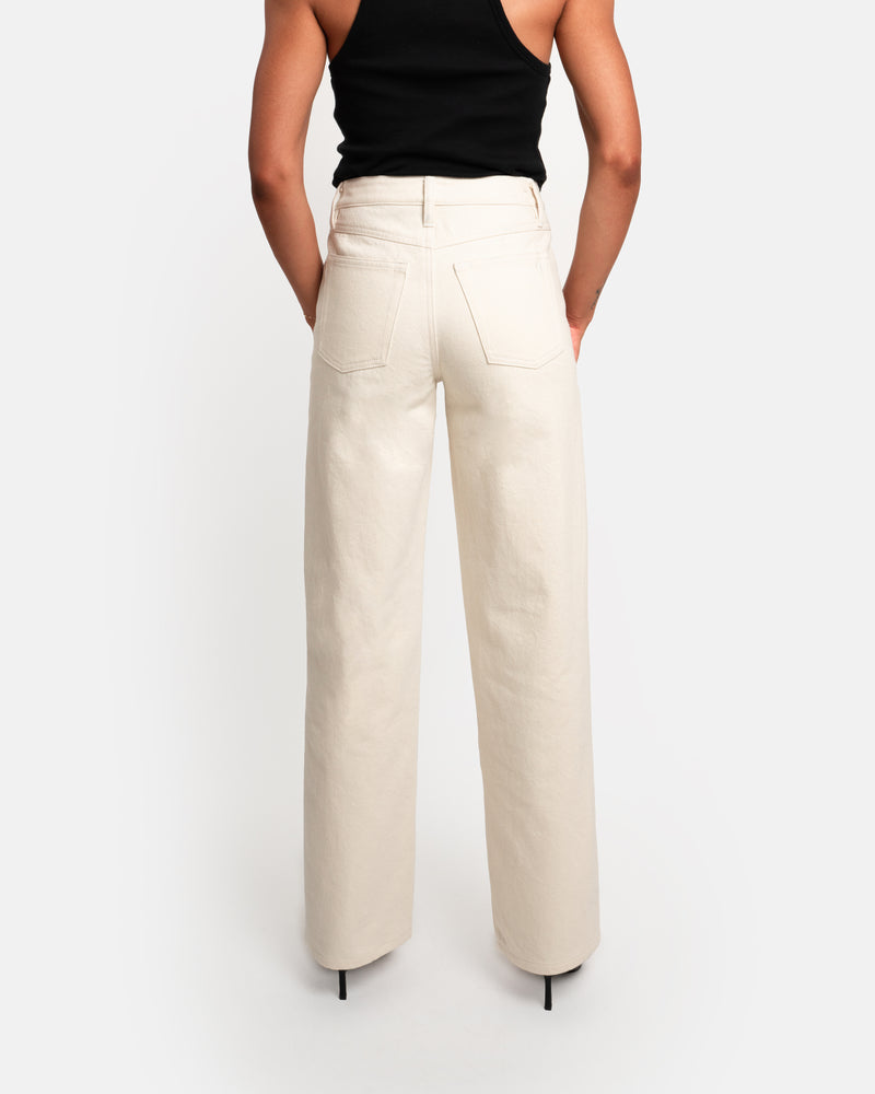Fit Archive: Wide leg jeans in natural