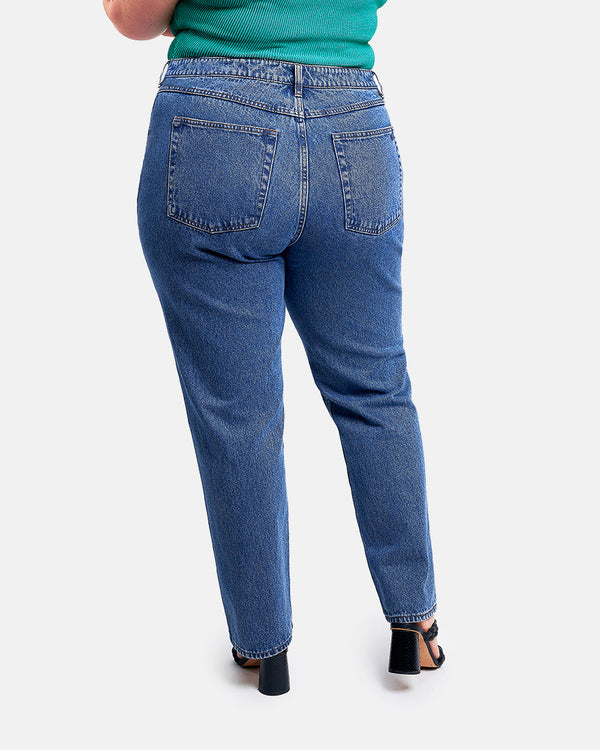 Fit Archive: Classic straight fit jeans in organic mid vintage