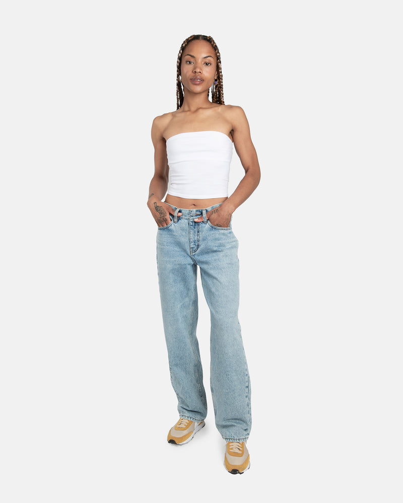 Baggy fit jeans in organic light vintage
