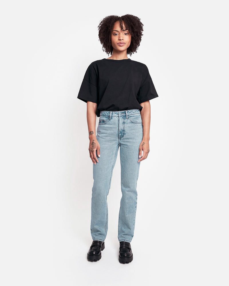 Classic straight fit jeans in organic light vintage