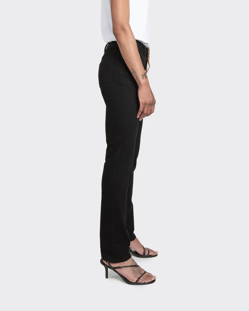 Fit Archive: Slim straight fit jeans in graphite black