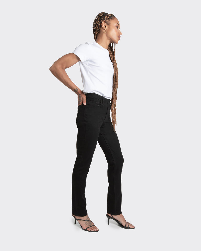 Fit Archive: Slim straight fit jeans in graphite black