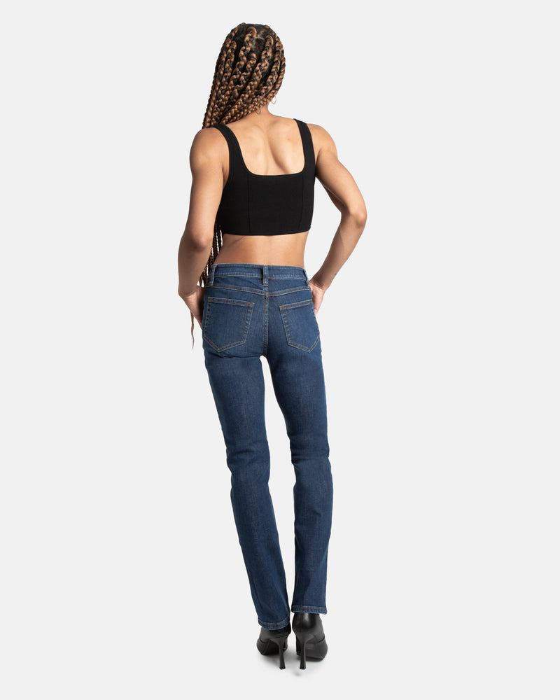 Fit Archive: Slim straight fit jeans in mid blue