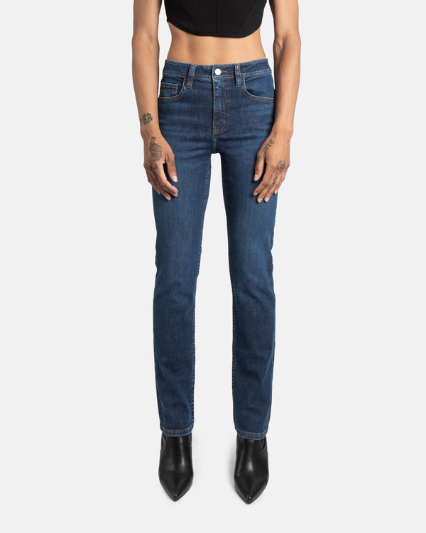 Fit Archive: Slim straight fit jeans in mid blue