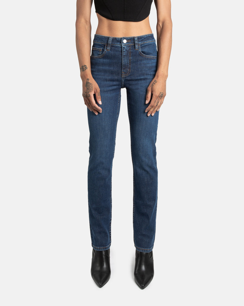 Fit Archive: Slim straight fit jeans in mid blue
