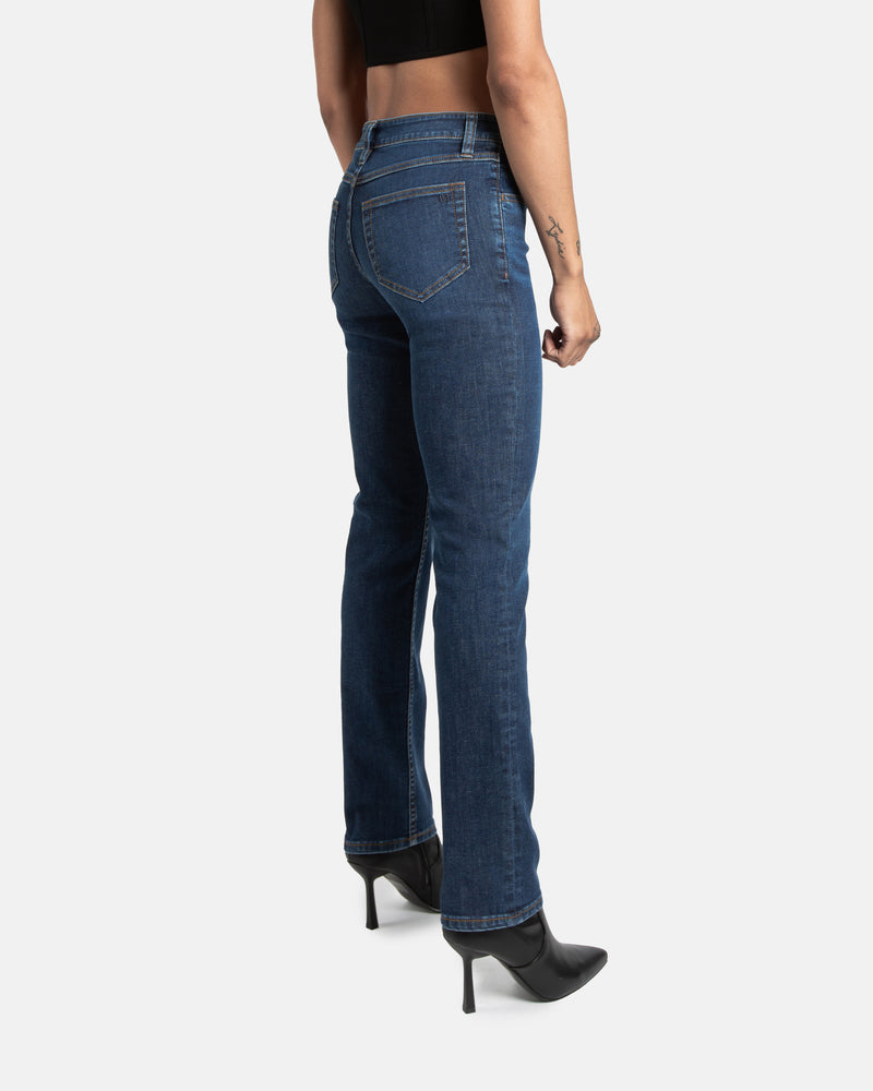 Fit Archive: Slim straight fit jeans in mid blue