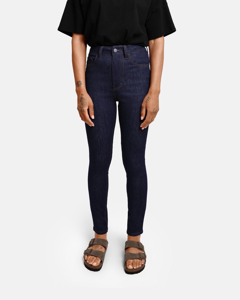 Fit Archive: Skinny jeans in space blue