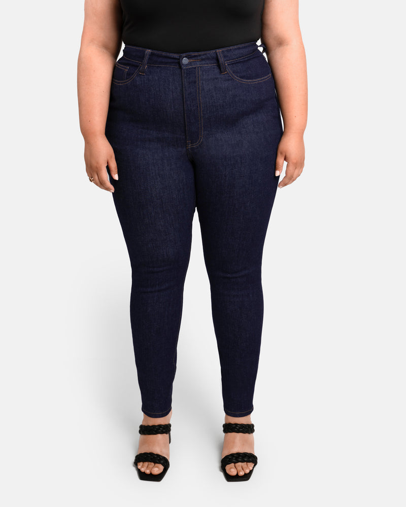 Fit Archive: Skinny jeans in space blue