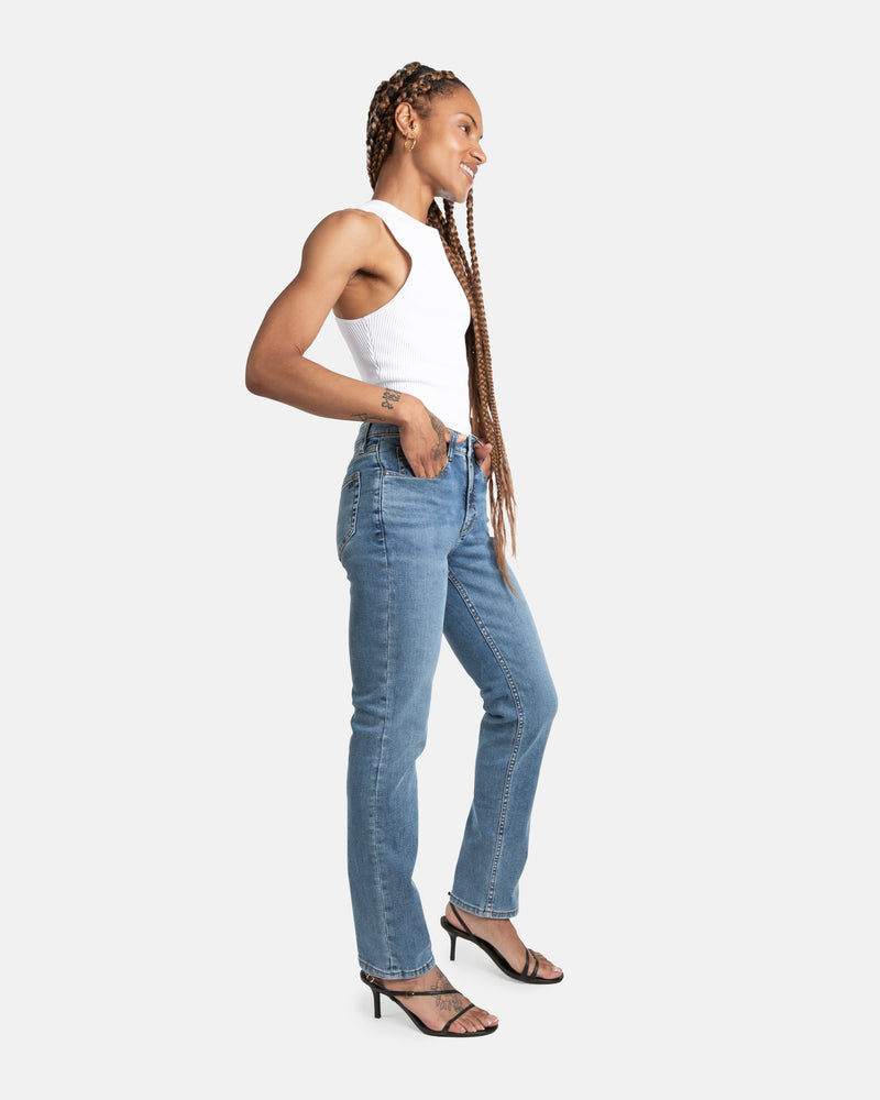 Fit Archive: Slim straight fit jeans in glacier wash