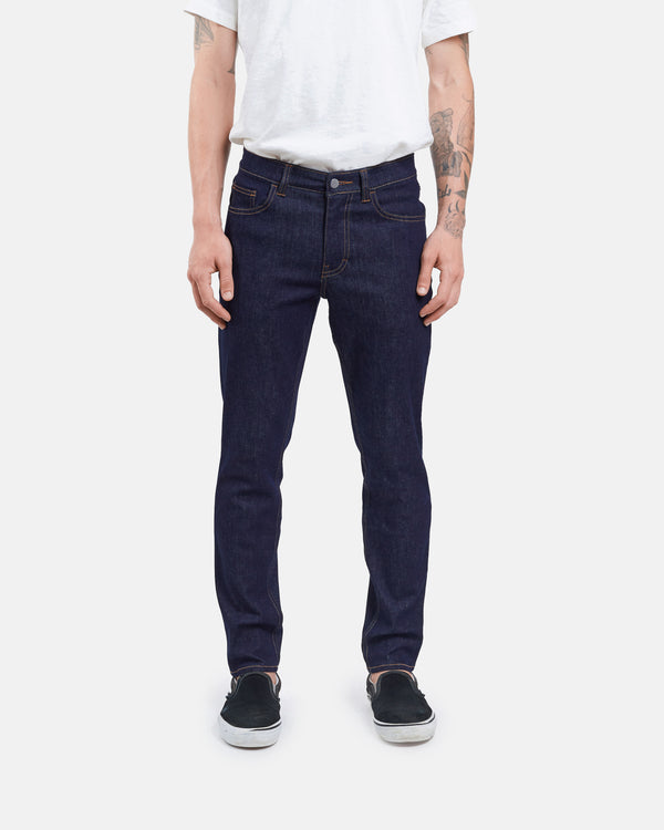Slim fit jeans in space blue