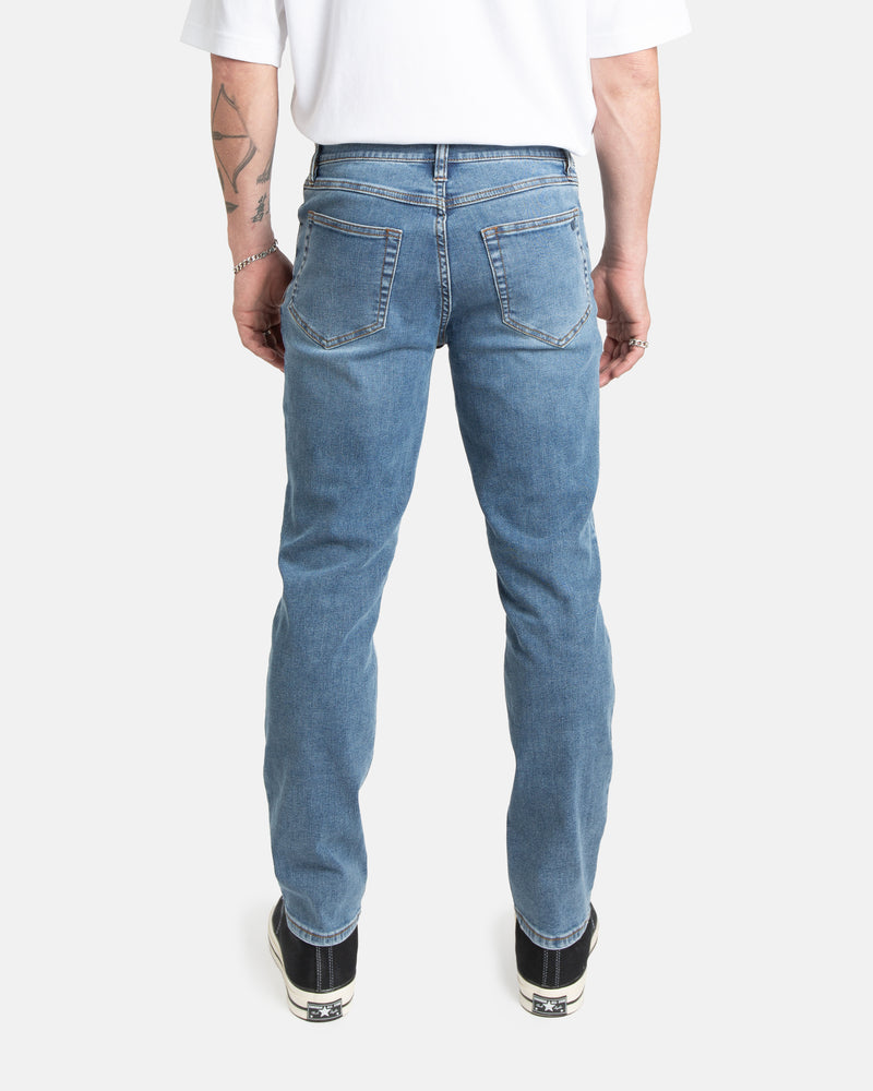 Tapered fit jeans in glacier wash