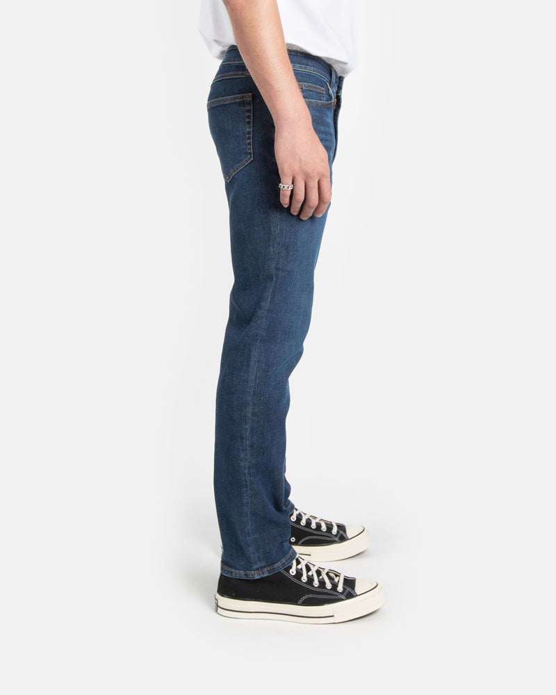 Fit Archive: Tapered fit jeans in mid blue