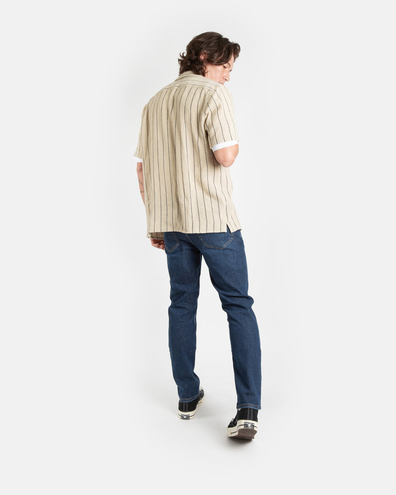 Fit Archive: Tapered fit jeans in mid blue