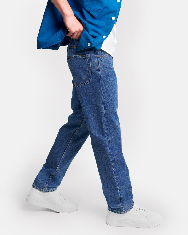 Straight fit jeans in organic mid vintage