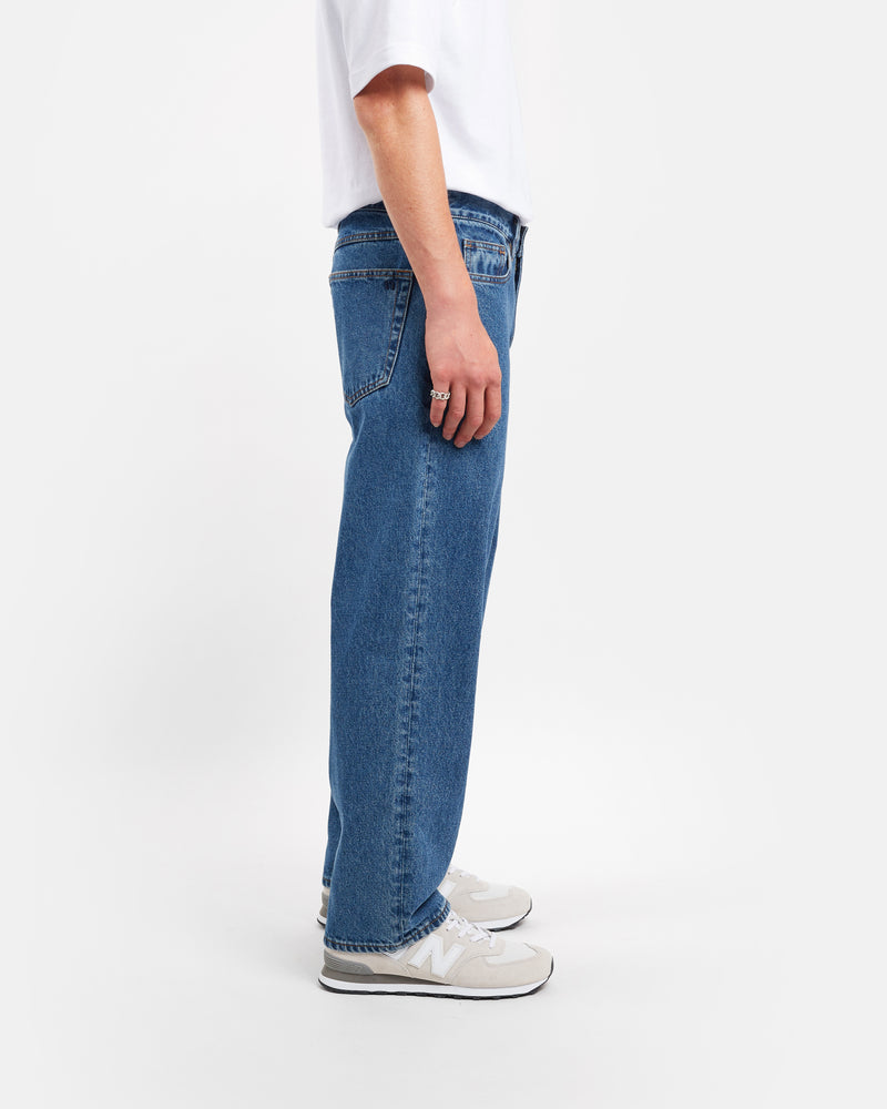 Baggy fit jeans in organic mid vintage