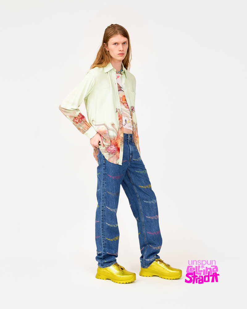 Collina Strada x unspun™ Custom Fit Butterfly Jeans